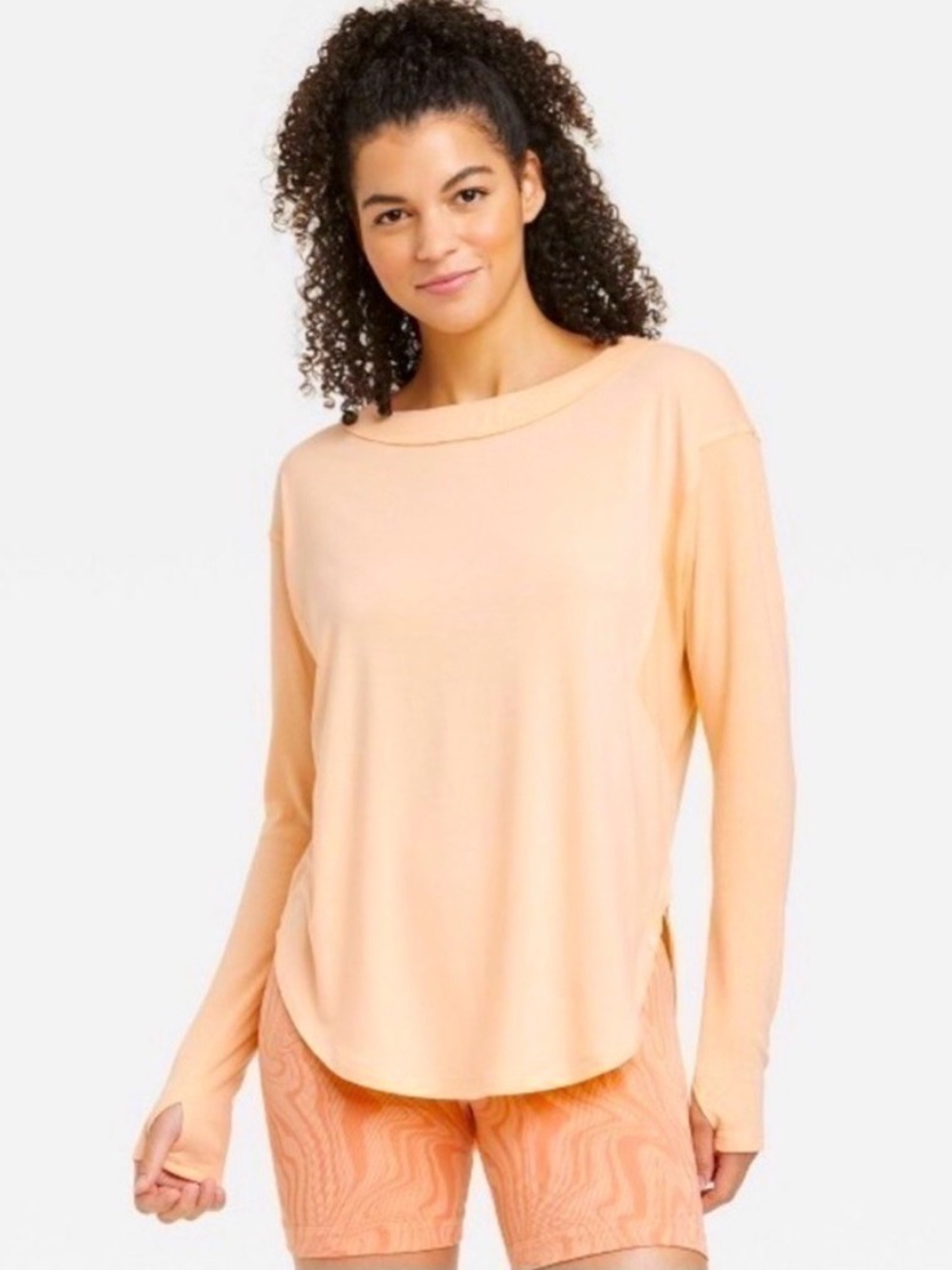 Joylab Long Sleeve Tunic Tee